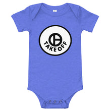 Load image into Gallery viewer, White on Black - Takeoff - Onesie