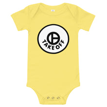 Load image into Gallery viewer, White on Black - Takeoff - Onesie