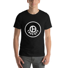 Load image into Gallery viewer, Black on White - Takeoff - Short-Sleeve Unisex T-Shirt - Adult