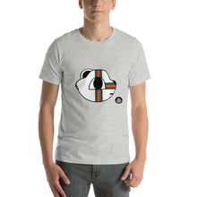 Load image into Gallery viewer, Green and Red Stripe - Takeoff - Short-Sleeve Unisex T-Shirt - Adult