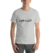 Load image into Gallery viewer, Camo - Word - Takeoff - Short-Sleeve Unisex T-Shirt - Adult