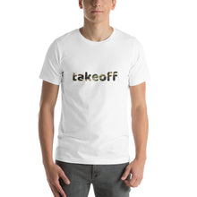 Load image into Gallery viewer, Camo - Word - Takeoff - Short-Sleeve Unisex T-Shirt - Adult