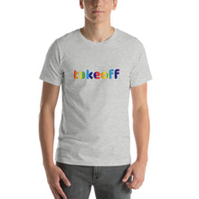 Load image into Gallery viewer, ROYGBIV - Word - Takeoff - Short-Sleeve Unisex T-Shirt -Adult