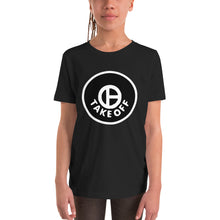 Load image into Gallery viewer, Black on White - Takeoff - Youth