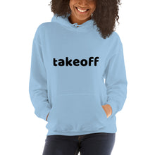 Load image into Gallery viewer, Black - Word - Takeoff - Unisex Hoodie - Adult