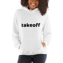 Load image into Gallery viewer, Black - Word - Takeoff - Unisex Hoodie - Adult