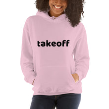 Load image into Gallery viewer, Black - Word - Takeoff - Unisex Hoodie - Adult