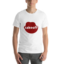 Load image into Gallery viewer, Deep Red Profile - Takeoff - Short-Sleeve Unisex T-Shirt - Adult